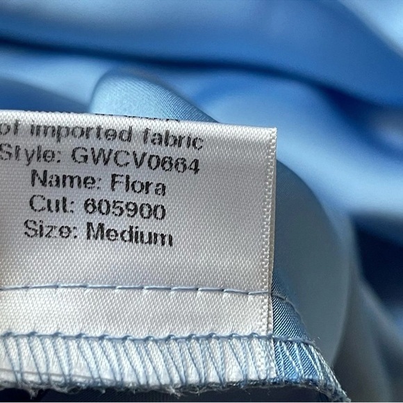 ✨NEW✨ KATIE MAY Flora Blue Cocktail Midi Dress M - Picture 10 of 13